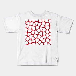 Abstract Pink red art Kids T-Shirt